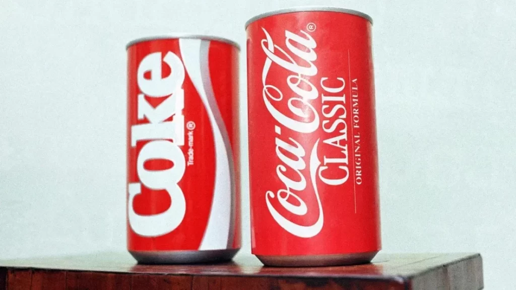 Imagen de New Coke y Cocal Cola Classic
